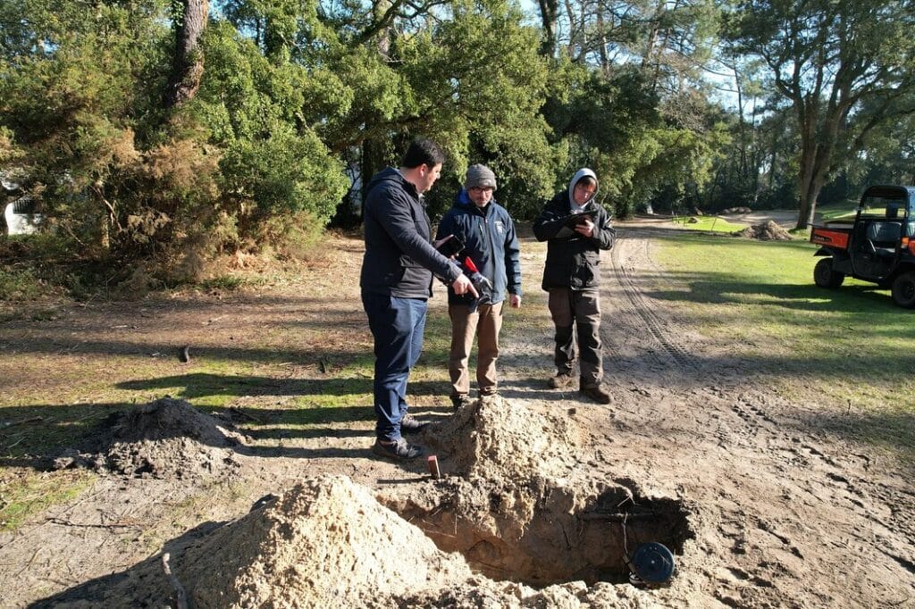 Système d'arrosage au Golf d'Hossegor