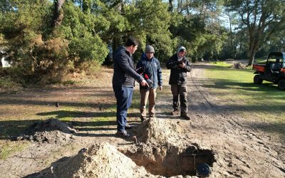 Système d'arrosage au Golf d'Hossegor